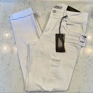 White Distressed Jeans